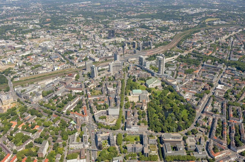 Stadtansicht von Essen