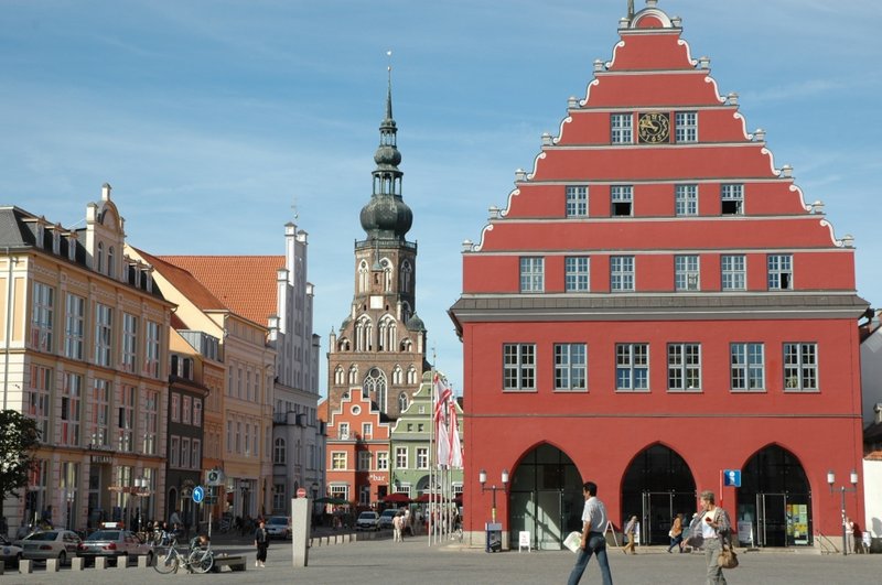 Stadtansicht von Greifswald