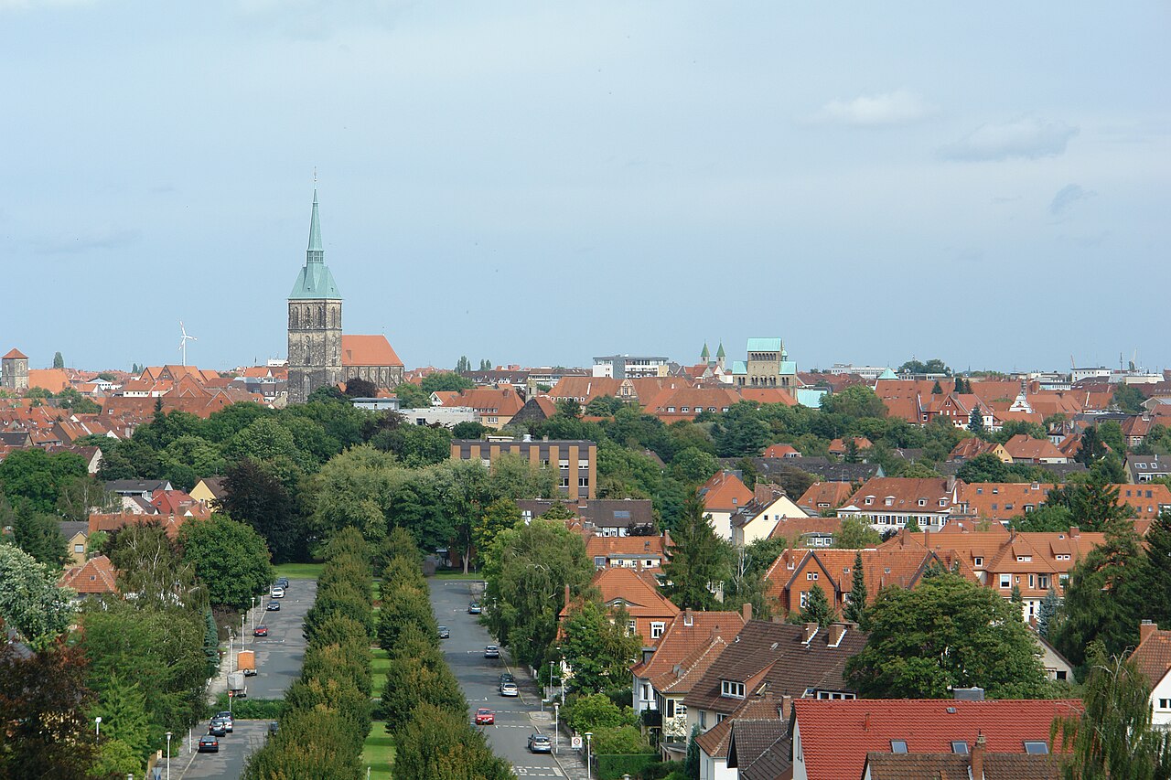 Stadtansicht von Hildesheim
