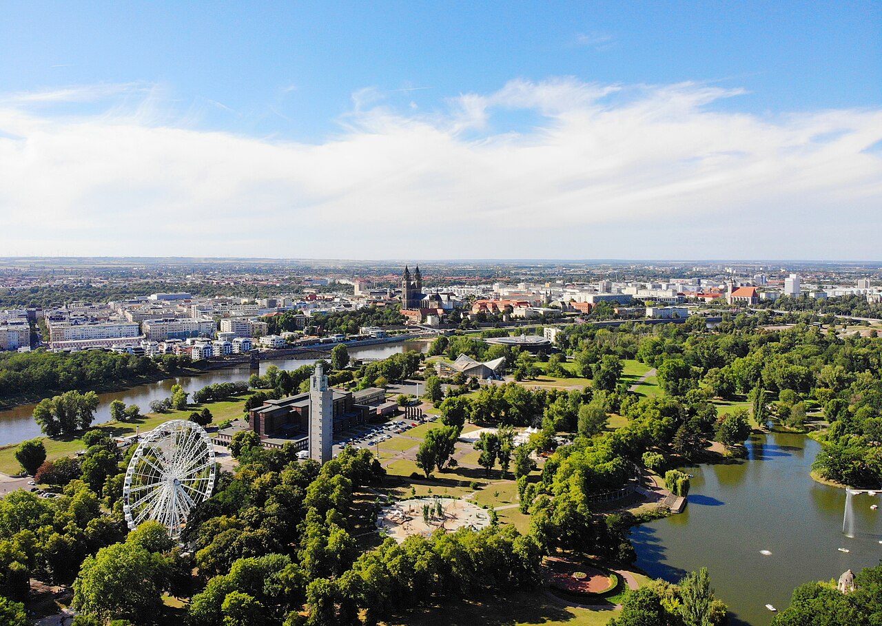 Stadtansicht von Magdeburg