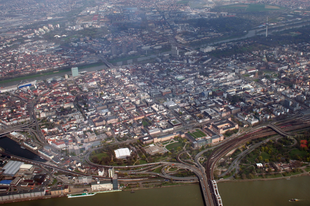 Stadtansicht von Mannheim