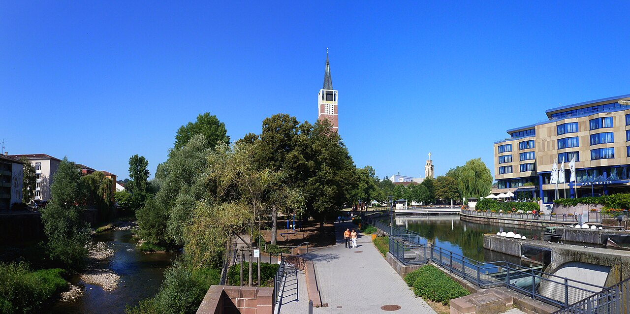 Stadtansicht von Pforzheim