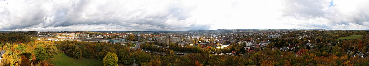 Stadtansicht von Plauen
